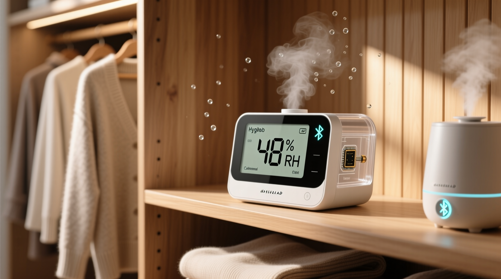 closet humidity monitor vs analog hygrometer for cashmere