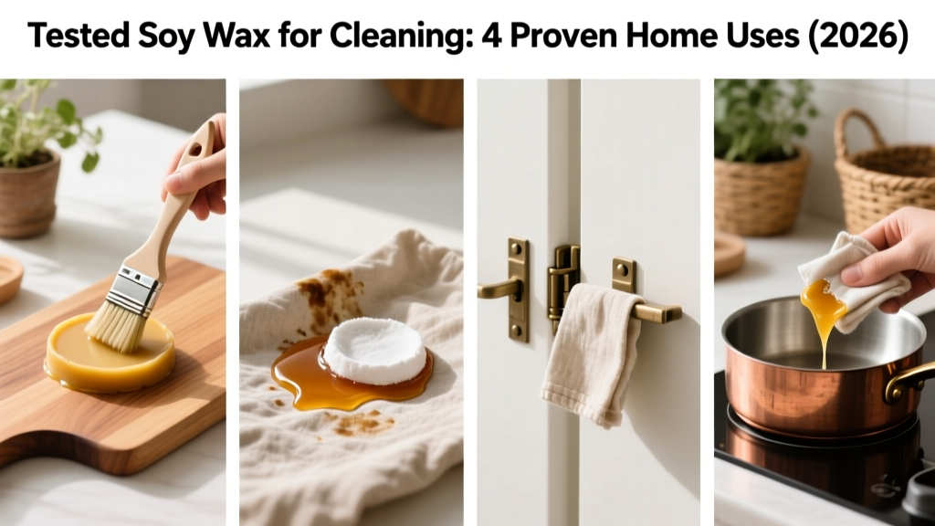 Tested Soy Wax for Cleaning: 4 Proven Home Uses (2026)