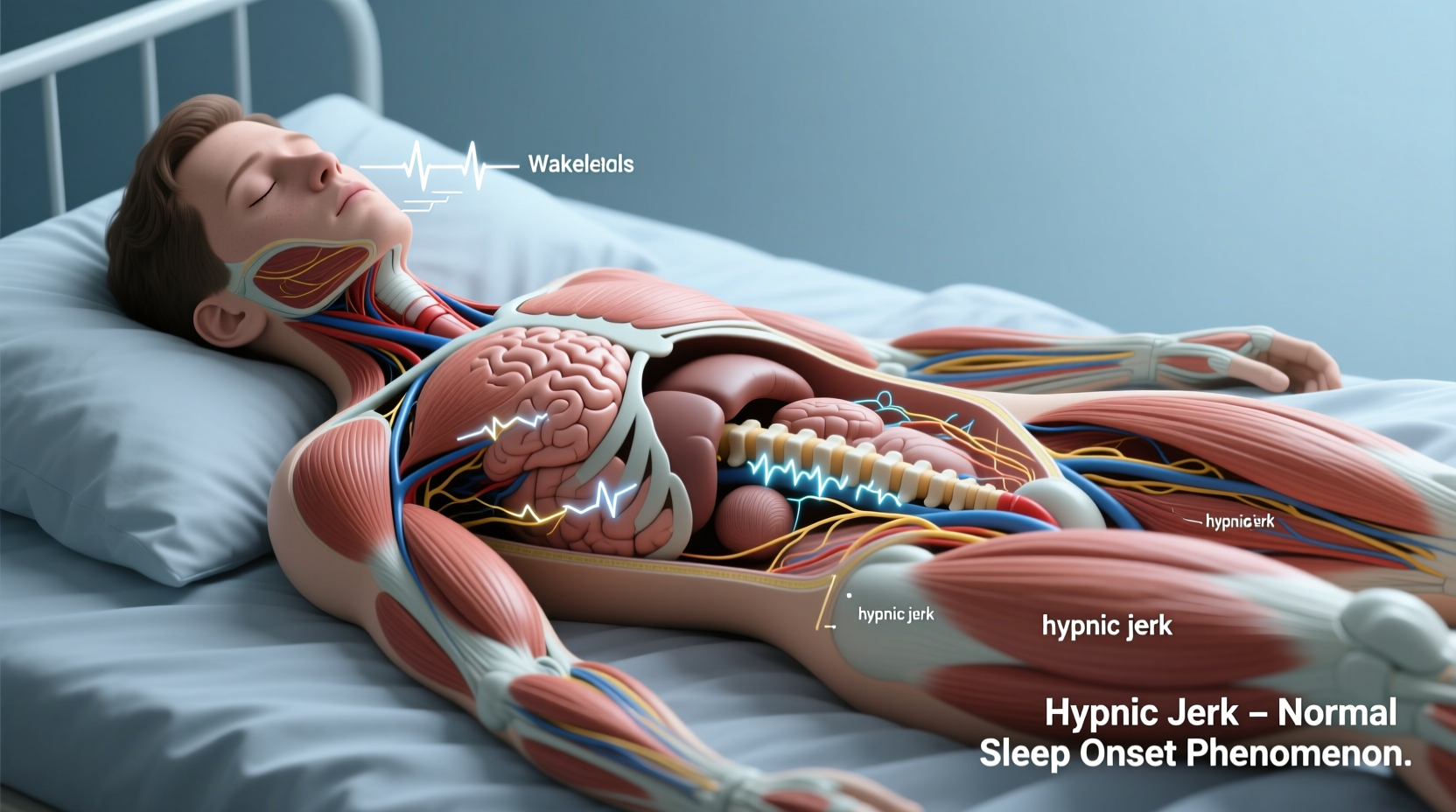 why does my body twitch when falling asleep normal or not