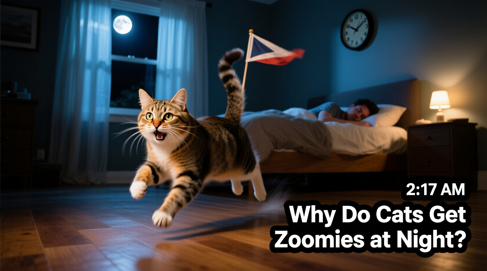 cat zoomies at night why they happen and how to calm them