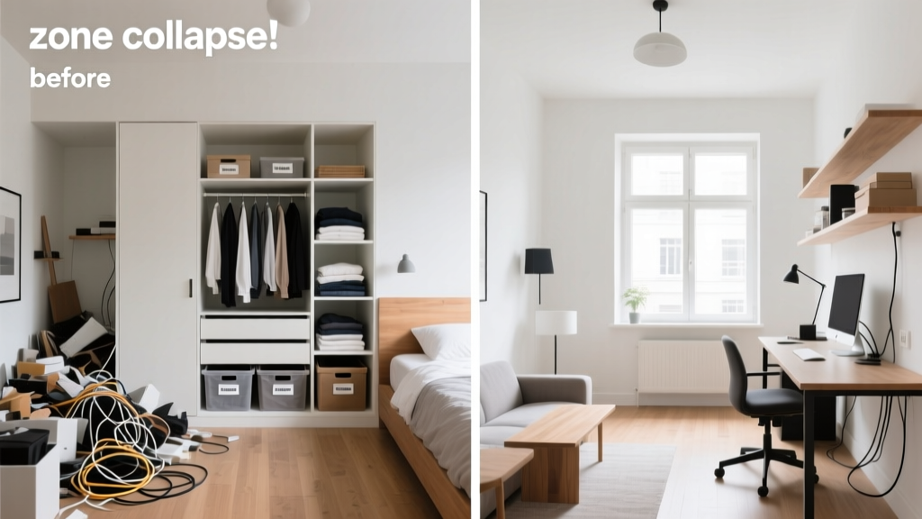 Decluttering a Home Studio Apartment: The 'Zone Collapse'...