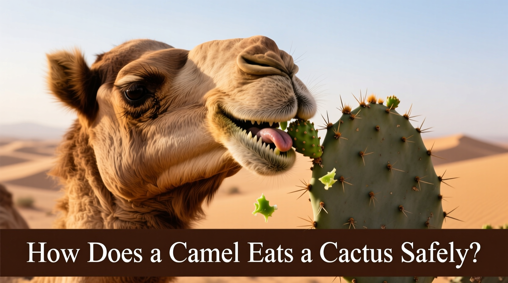 5 Ways Camels Eat Cacti Safely | TheHomeSprouts