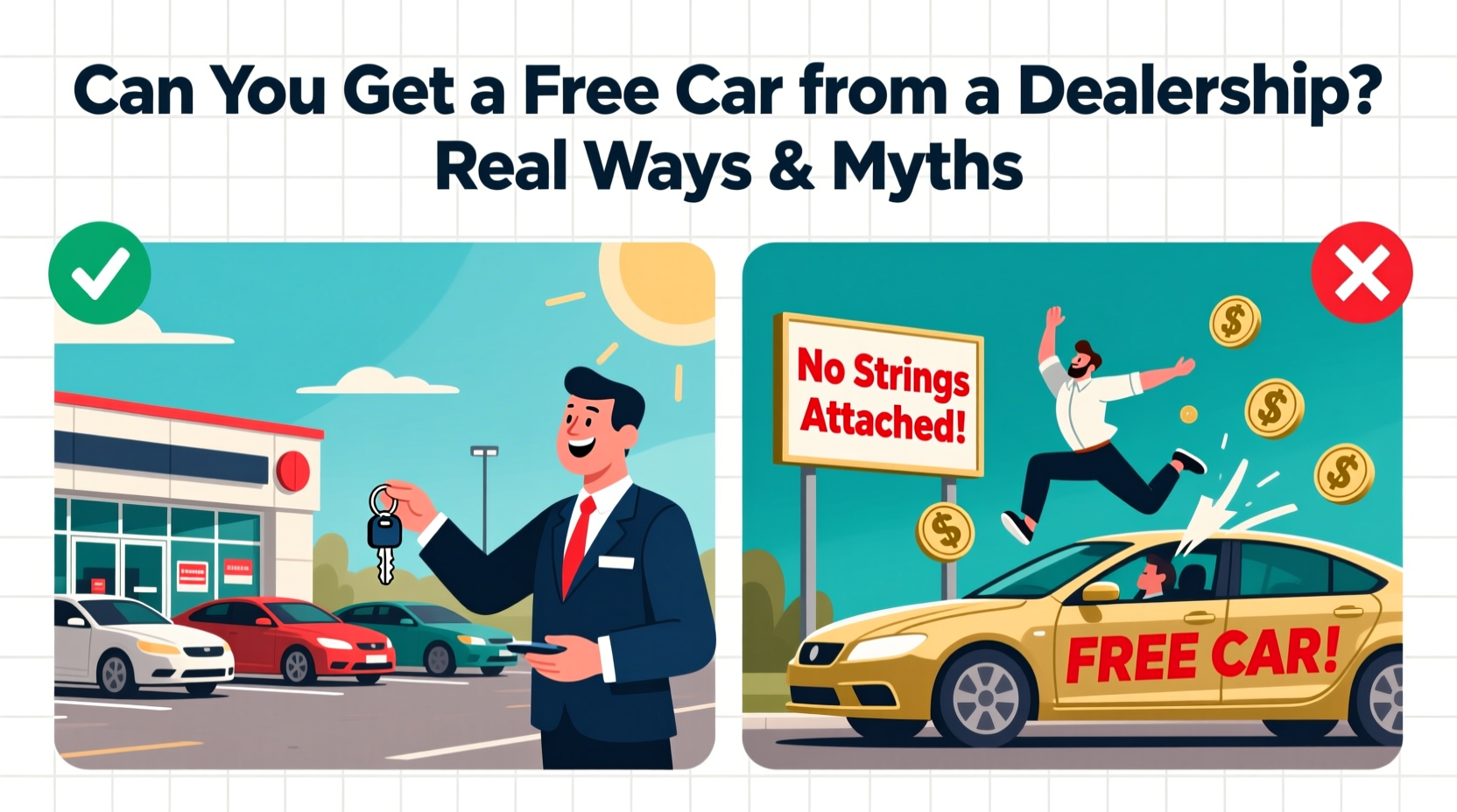how to get a free car from a dealership
