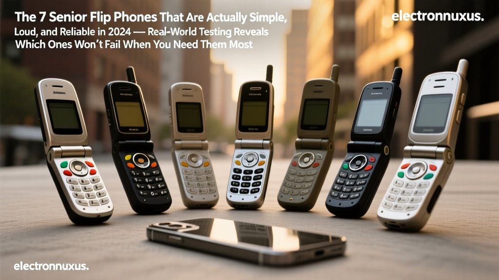The 7 Senior Flip Phones That Are Actually Simple, Loud, and Reliable in 2024 — Real-World Testing Reveals Which Ones Won’t Fail When You Need Them Most