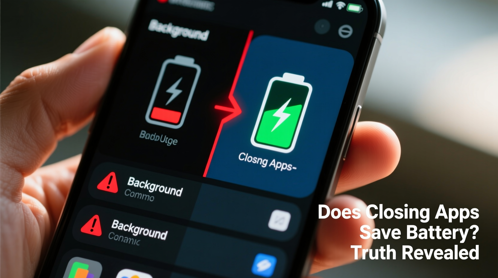 does closing apps in the background save battery truth revealed