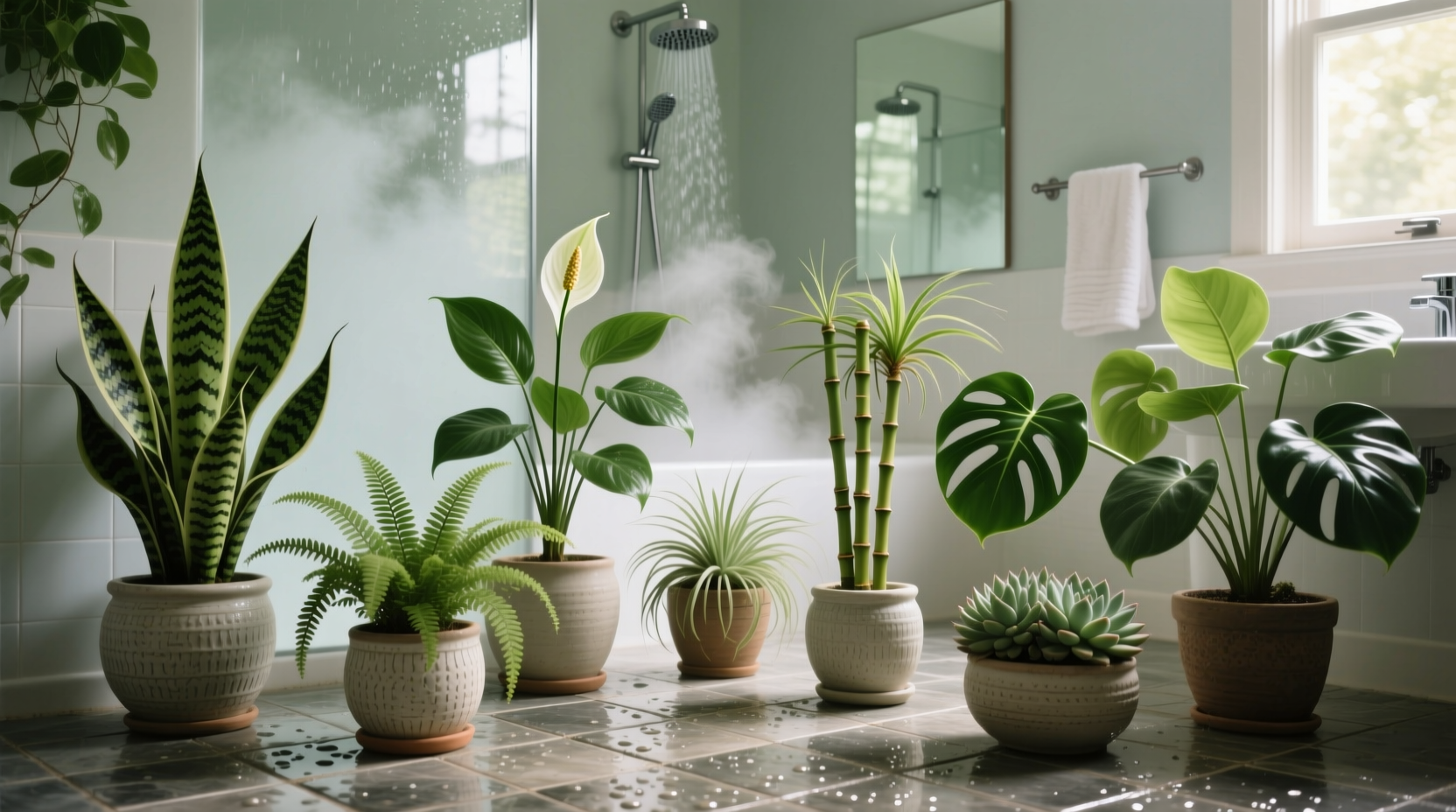 11 plants that will grow better in your bathroom