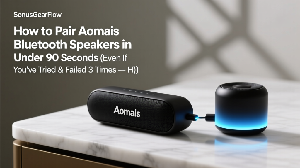 Aomais Bluetooth Speaker Pairing Guide (2026)