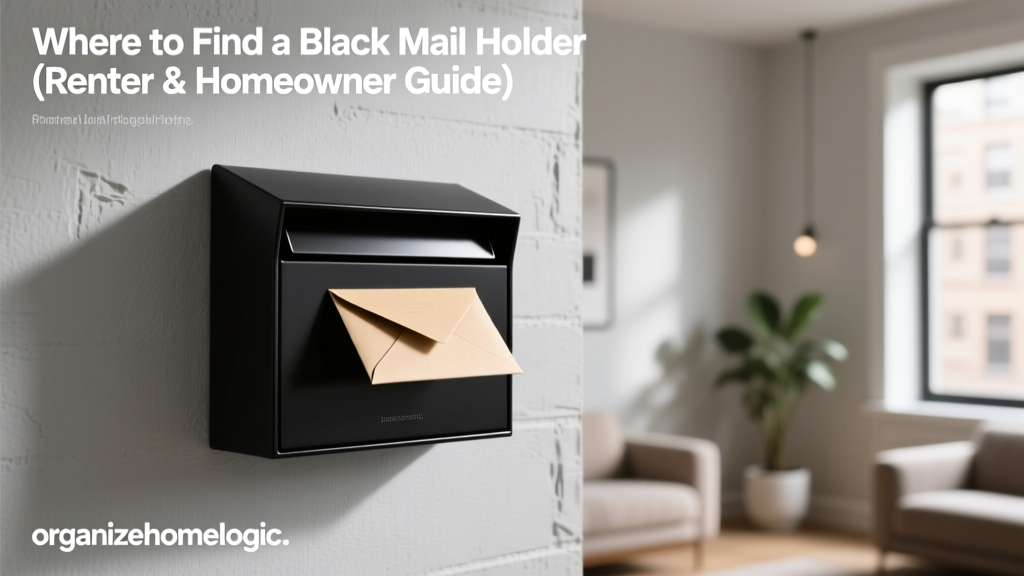 Where to Find a Black Mail Holder (Renter & Homeowner Guide)