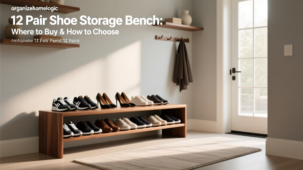 12 Pair Shoe Storage Bench: Where to Buy & How to Choose