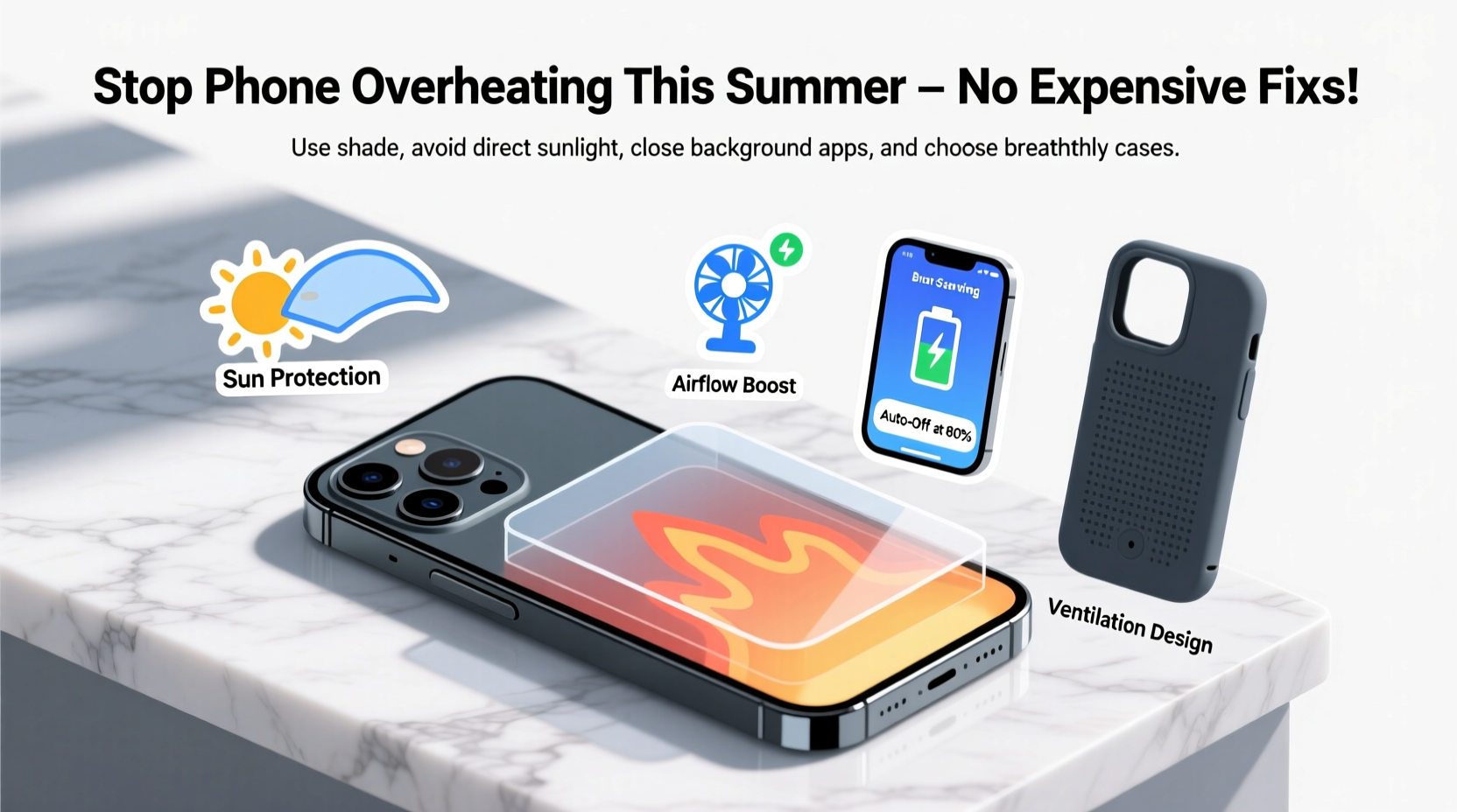 how to stop your phone from overheating during summer without expensive fixes
