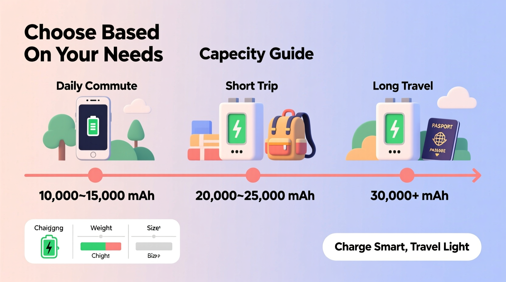 how to choose the right power bank capacity for travel and daily use