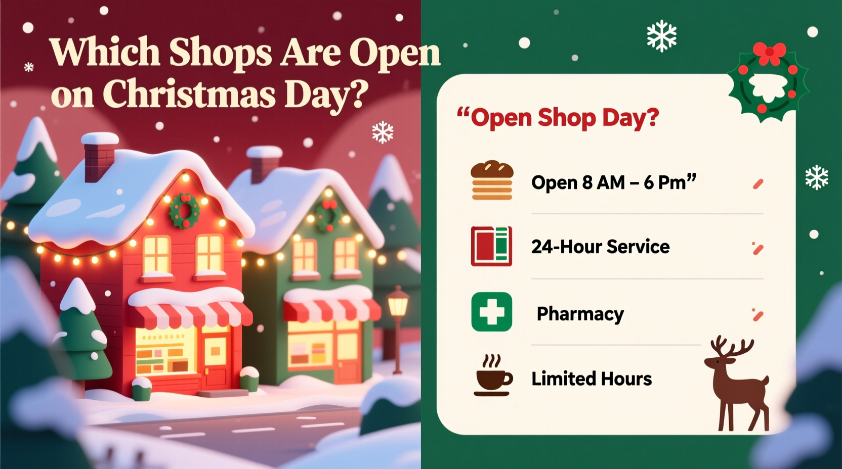 which shops open on christmas day
