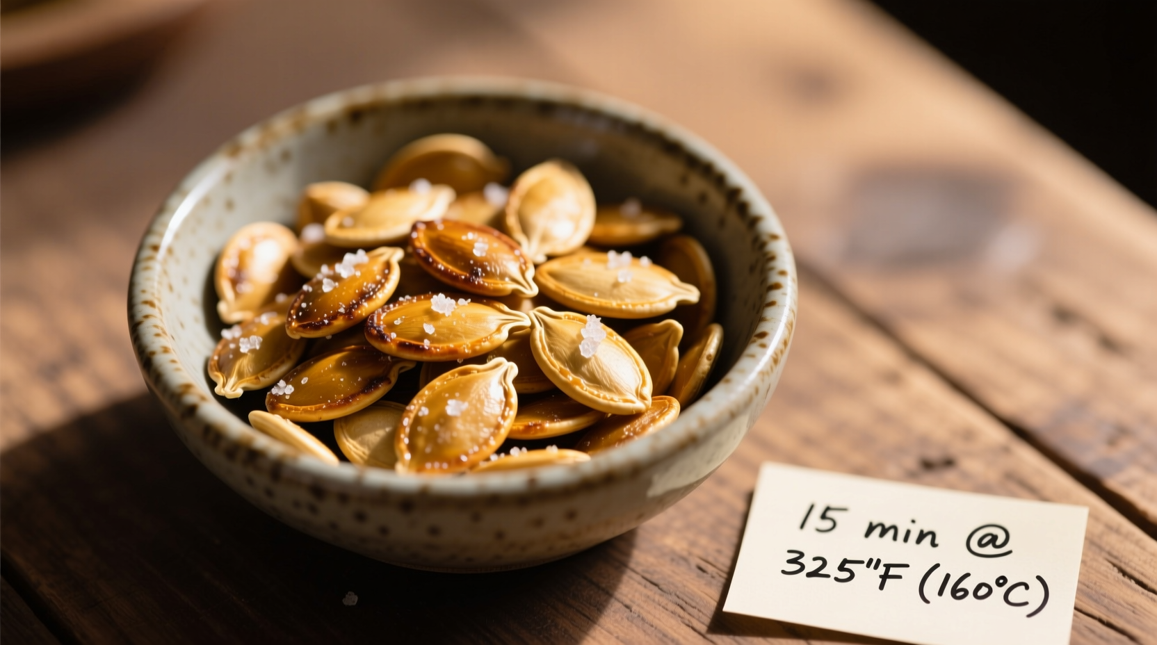 how long to roast pumpkin seeds