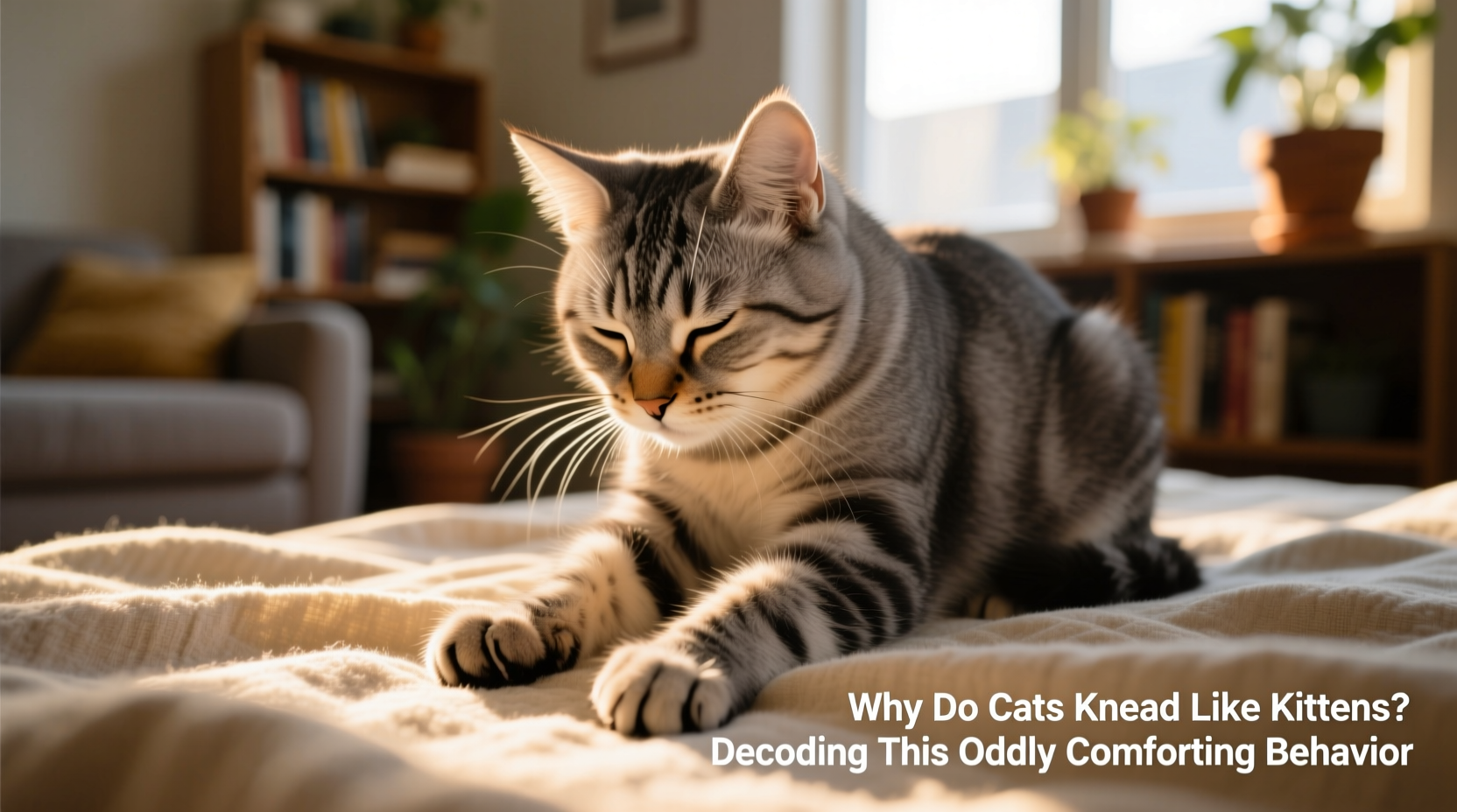 why do cats knead like kittens decoding this oddly comforting behavior