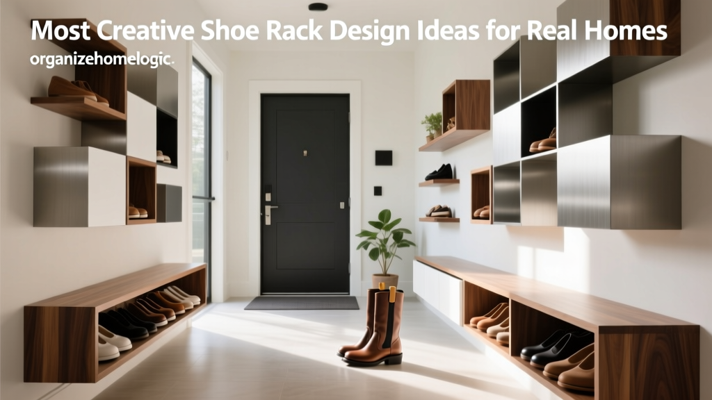 Most Creative Shoe Rack Design Ideas for Real Homes