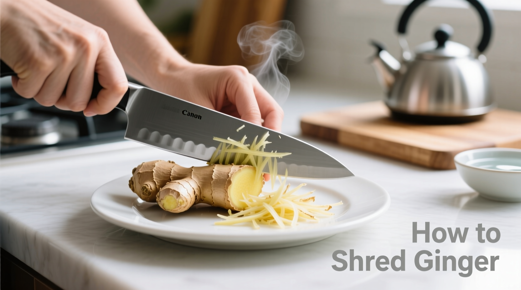 Ingwer reiben: Die beste Methode für feine Streifen