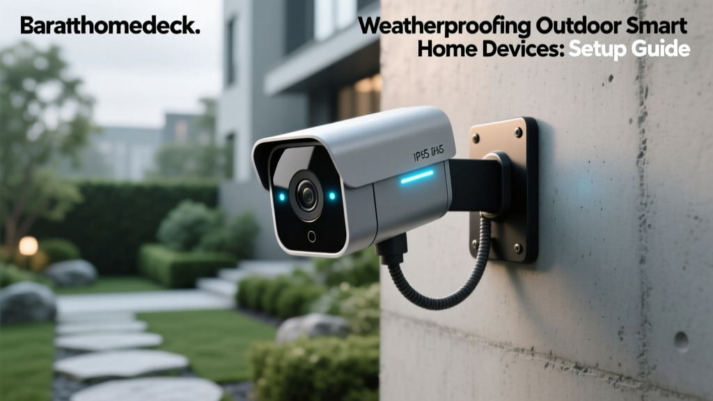 Weatherproofing Outdoor Smart Home Devices: Setup Guide