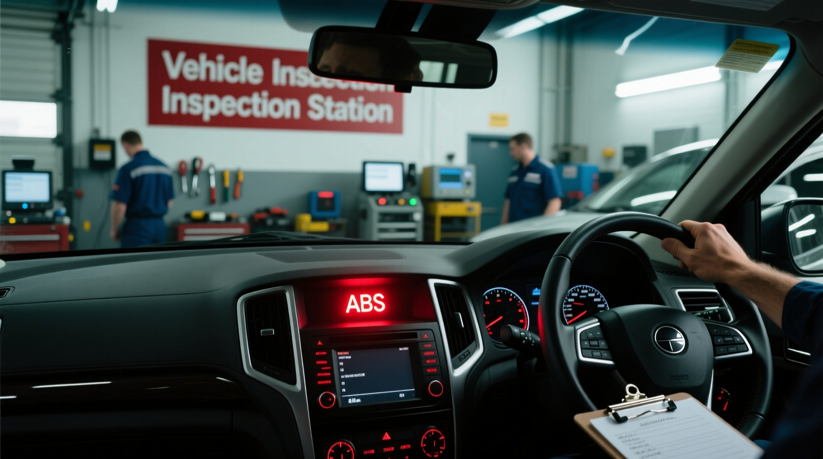 can car pass inspection with abs light on