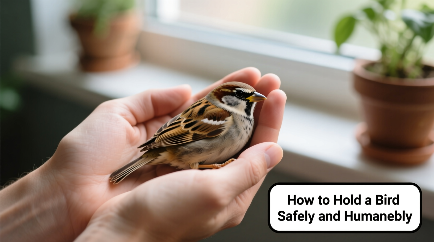 How to Hold a Bird Safely and Humanely