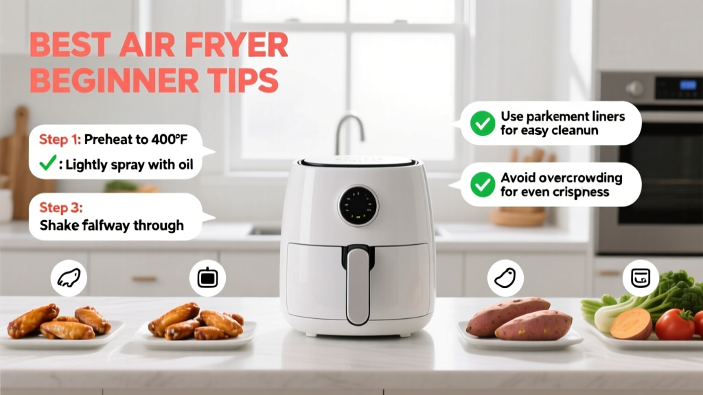 Air Fryer Tips for Beginners: Crispy, Healthy Meals