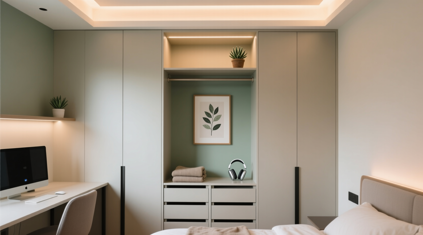 closet organization tips for video calls