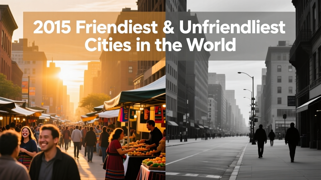 The 2015 Friendliest and Unfriendliest Cities in the World: A Data-Driven Analysis of Urban Hospitality
