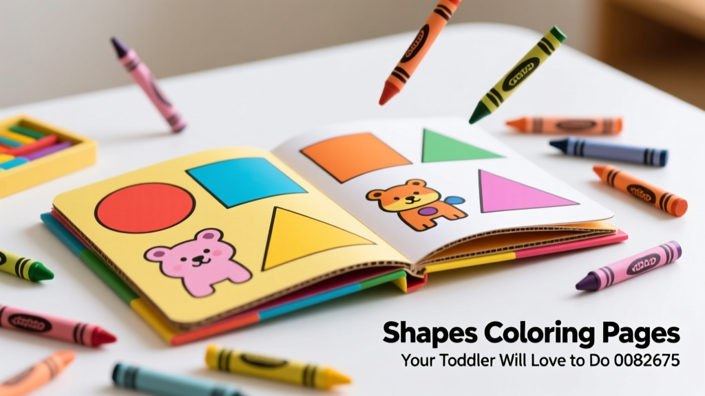 Shapes Coloring Pages Your Toddler Will Love To Do: Developmentally Smart Activities for Ages 18–36 Months