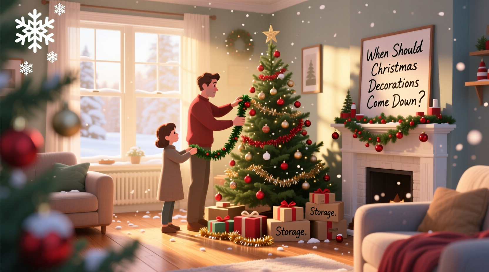 when should christmas decorations come down