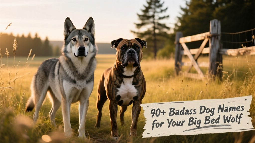 Two confident dogs standing side-by-side, ready for adventure.