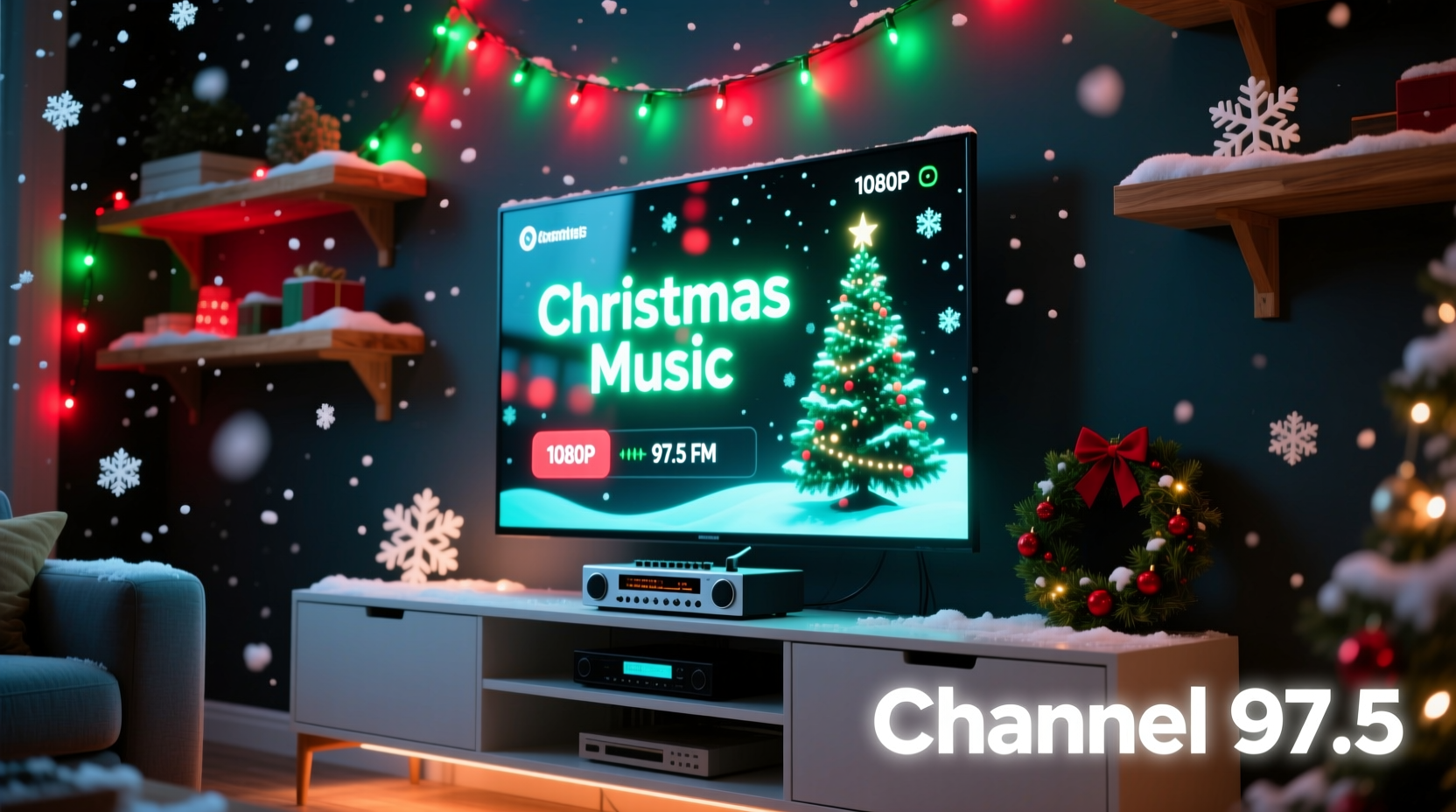 what channel is christmas music on the radio