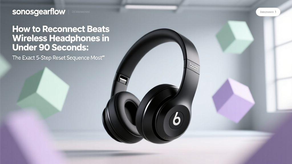 How to Reconnect Beats Wireless Headphones (2026)