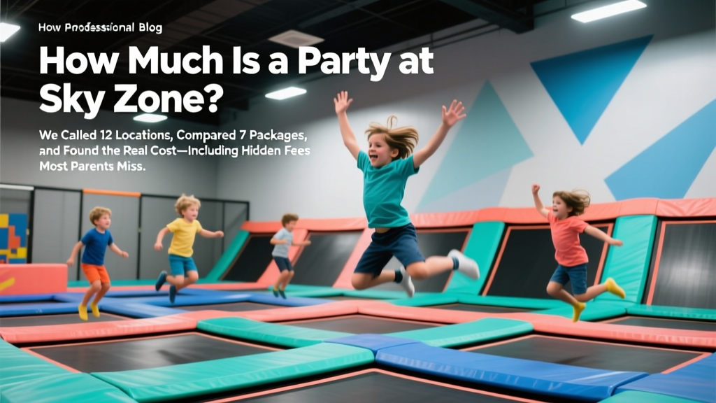 How Much Is a Party at Sky Zone? (2026)