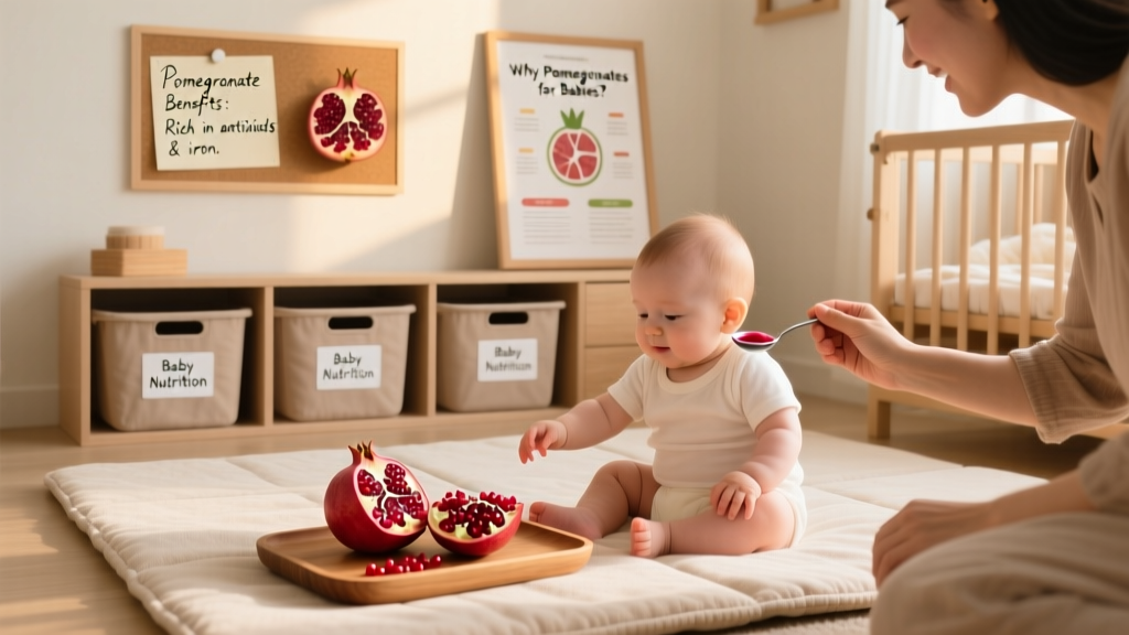 Pomegranates for Babies: Science-Backed Benefits, Safe Introduction Guidelines, and Practical Feeding Tips