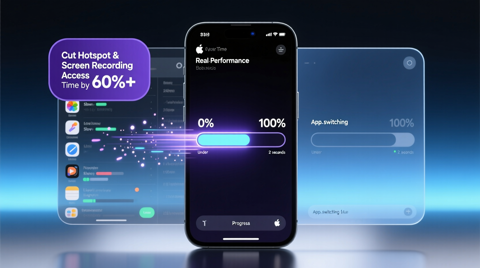 android vs ios fastest hotspot screen recording access