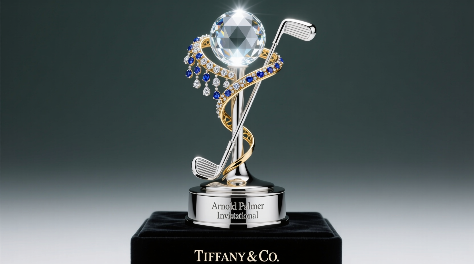 the arnold palmer invitational trophy designed and handcrafted by tiffany co