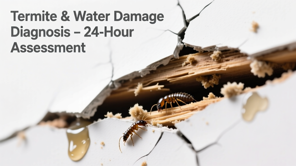 Drywall Termite Damage Causing Water Leaks: Quick Diagnosis