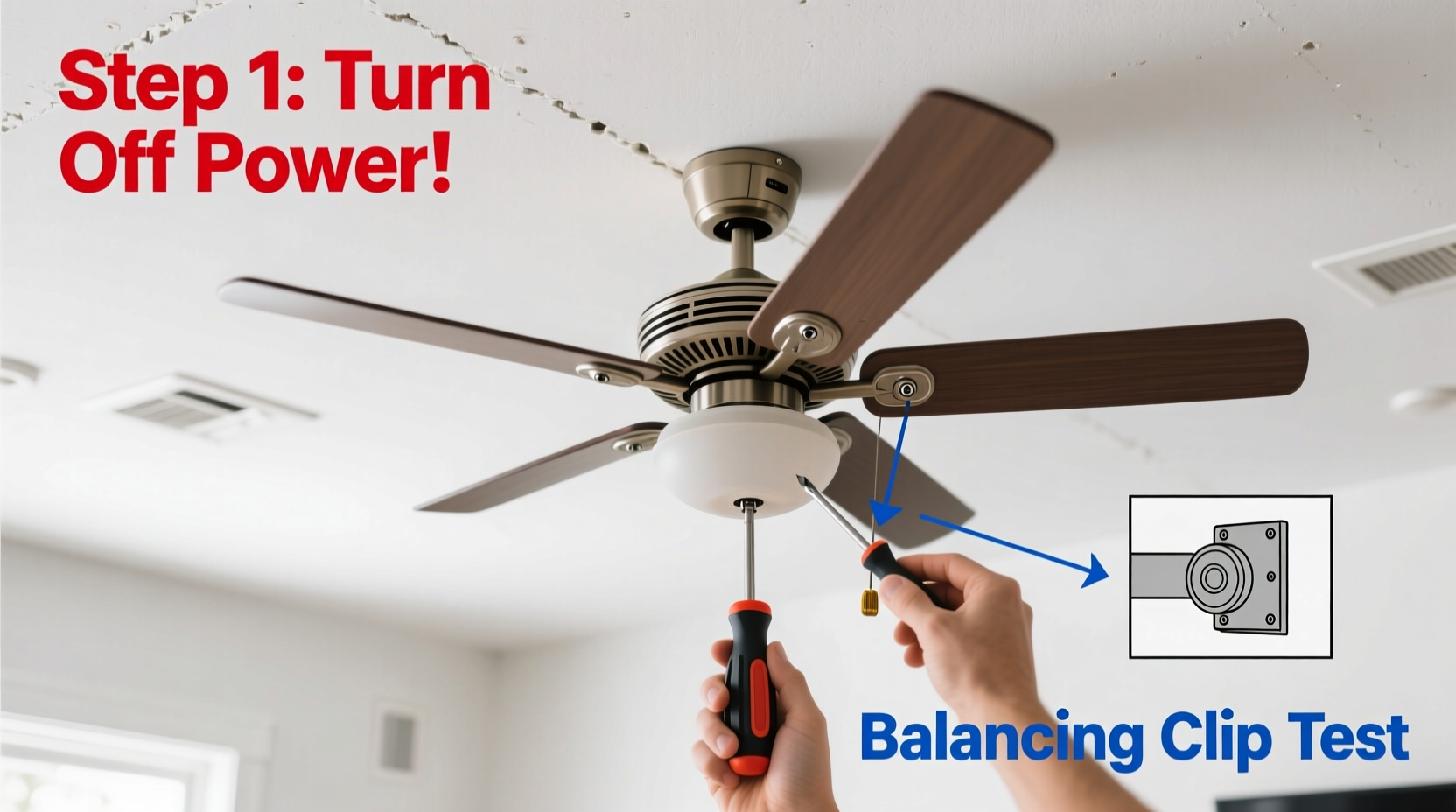 why does my ceiling fan wobble how to balance it in under 15 minutes