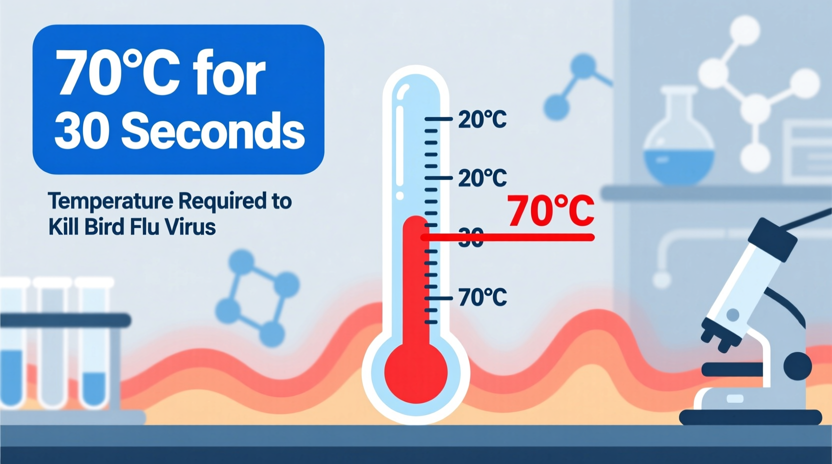 What Temperature Kills Bird Flu: 70Â°C for 30 Seconds