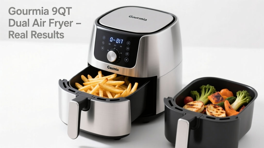Gourmia 9-Quart Dual Air Fryer Review: Real Results