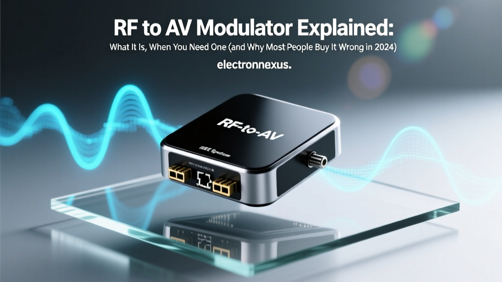RF to AV Modulator Explained: What It Is, When You Need One (and Why Most People Buy It Wrong in 2024)
