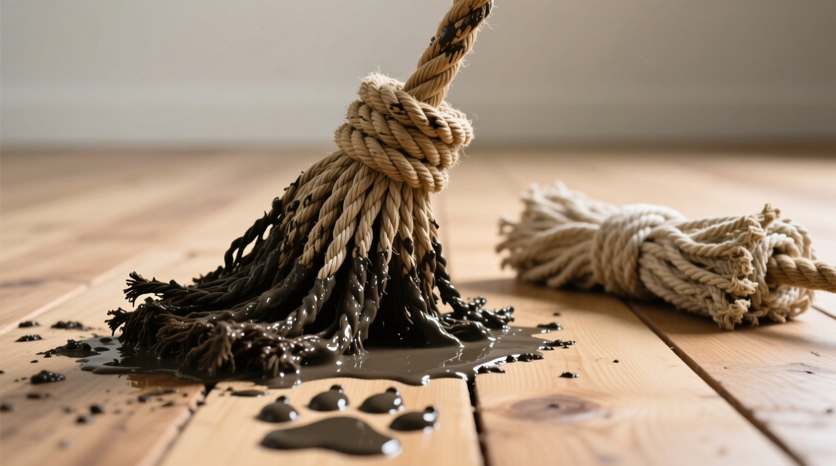 hemp rope mop vs cotton best for muddy paw prints