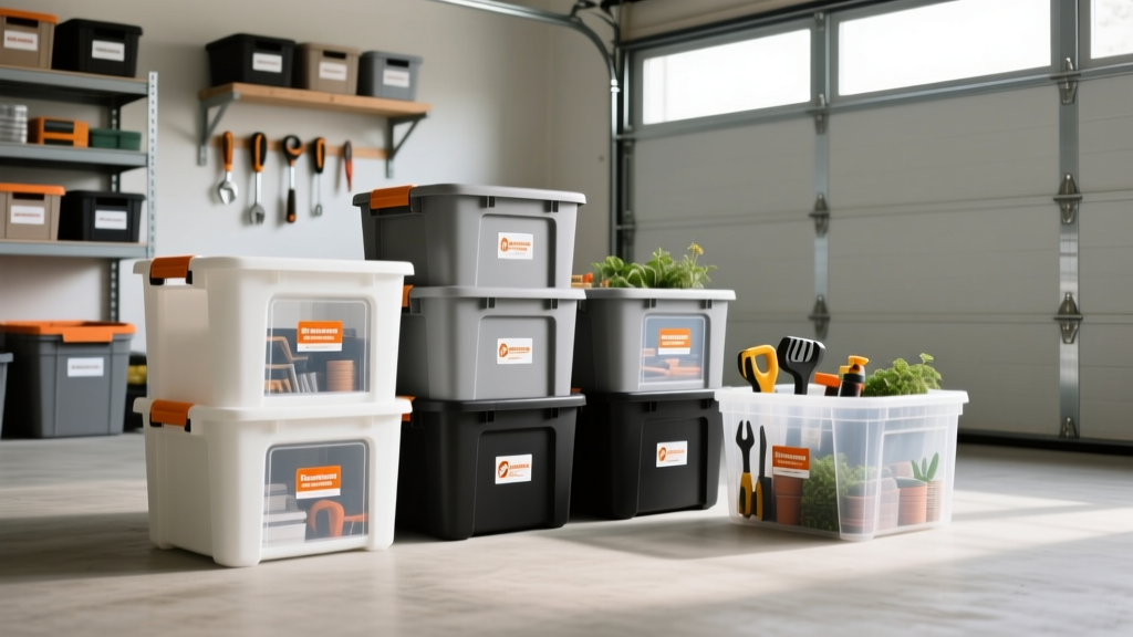 Best Plastic Totes for Garage Storage at Home Depot