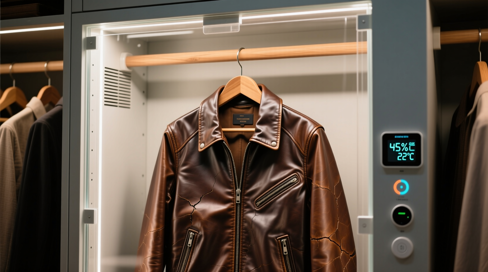 how to store leather jackets in summer