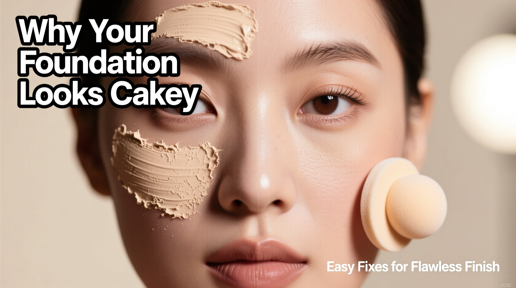 why does my foundation look cakey easy fixes for a flawless finish
