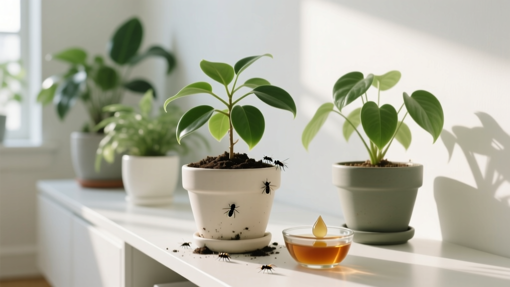 Remove Fruit Flies from Indoor Plants: Watering Fix