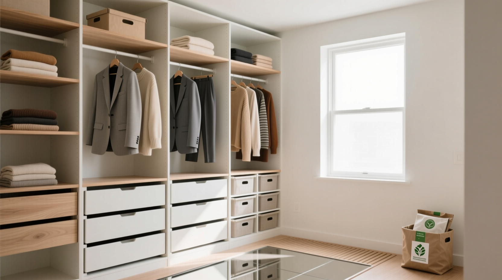 capsule wardrobe closet organization tips