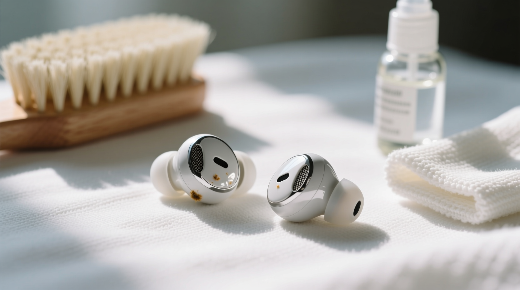 how to clean earbuds