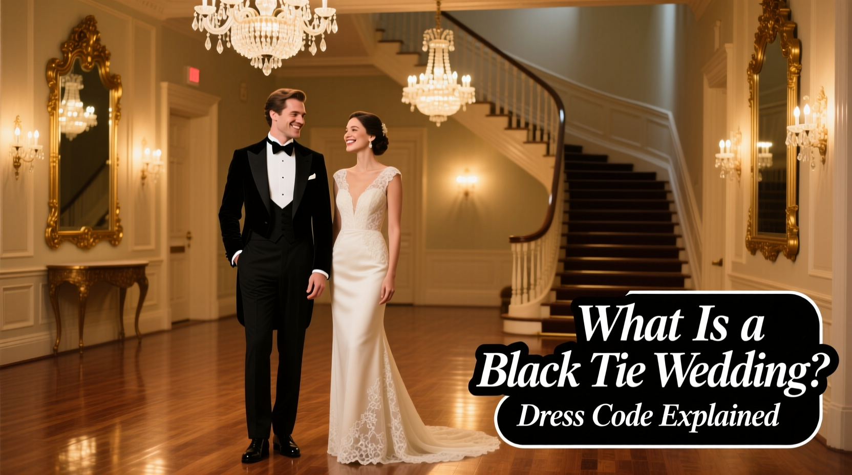 what is a black tie wedding