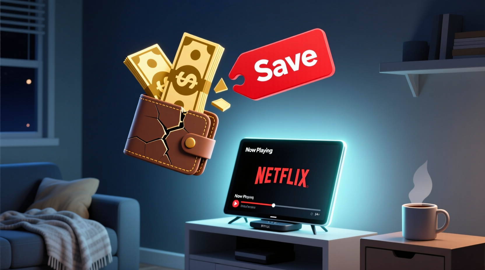 save cash during busy times with netflix