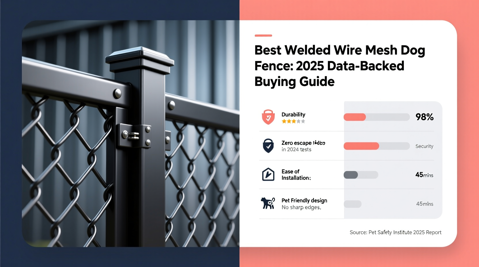 best welded wire mesh dog fence